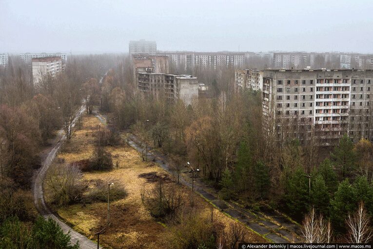 Ghost town of Pripyat, Ukraine