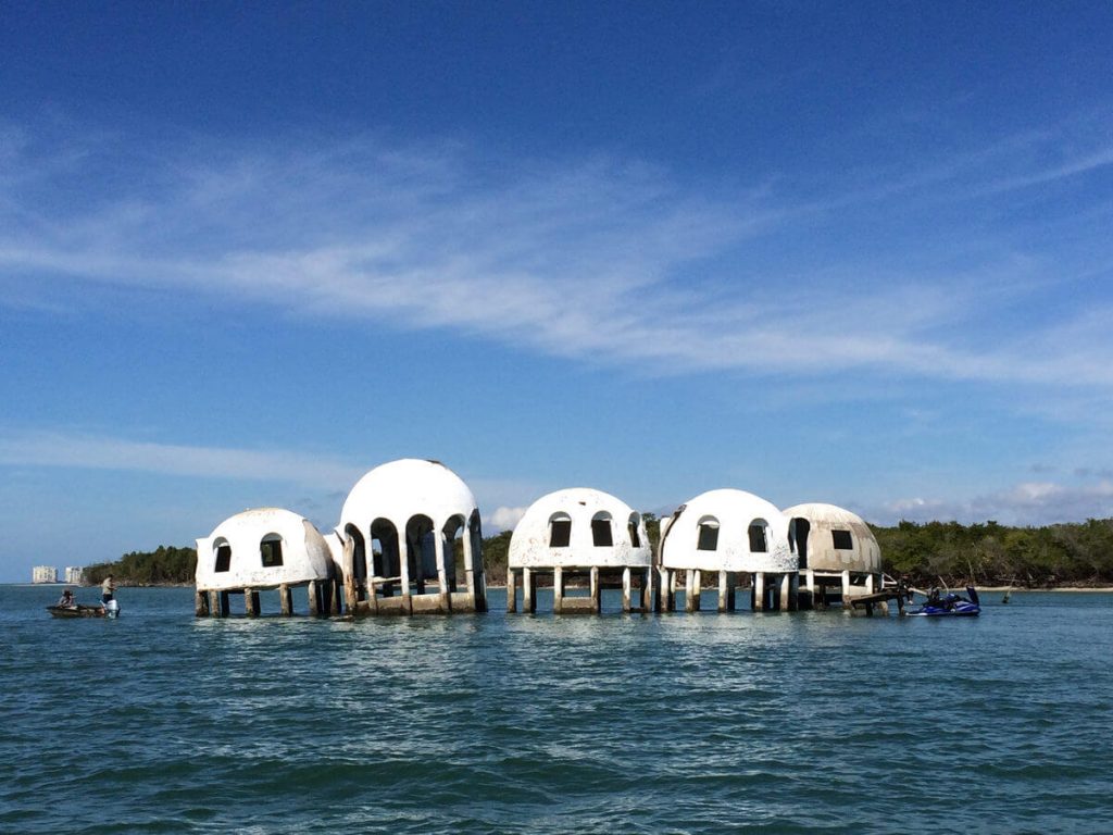 abandoned homes in the ocean near Florida