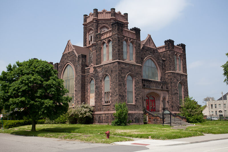 abandoned church in Detroit