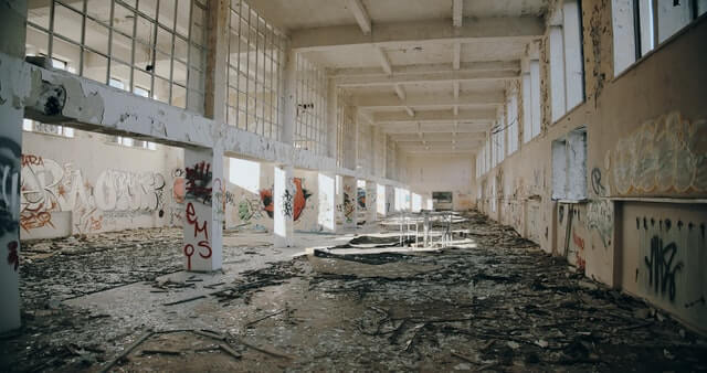 empty hall of facility