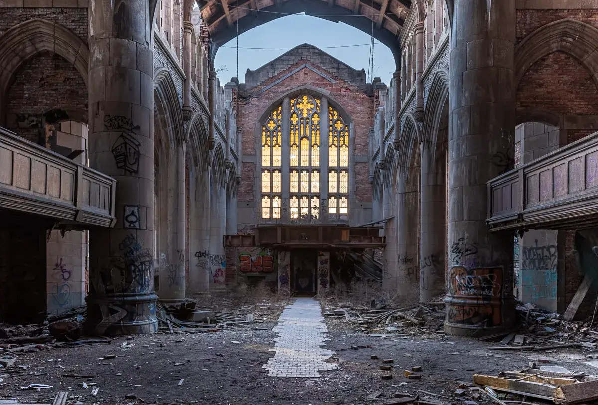 abandoned church