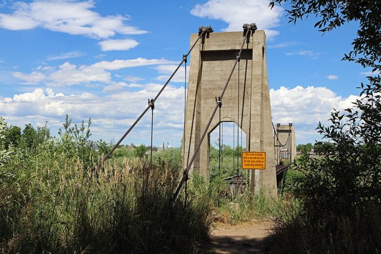 abandoned bridge in fort collins colorado
